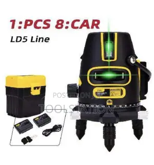 Self-Leveling 5 Line Laser Green Laser Range: 0~10 M Edl332305