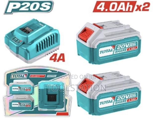 Lithium-Ion 2 X 4 Ah Battery and Charger Kit Tfbcpk1424