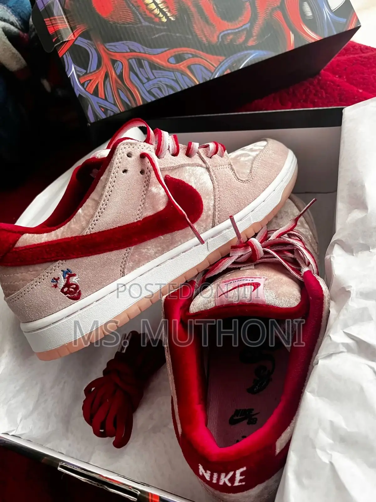 Nike Sb Dunk Low Pro X Strangelove Skateboards Sneaker Size 36-42