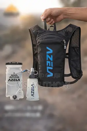 Azela Running Lightweight Hydration Vest With 1.5l Bladder 250ml Btl