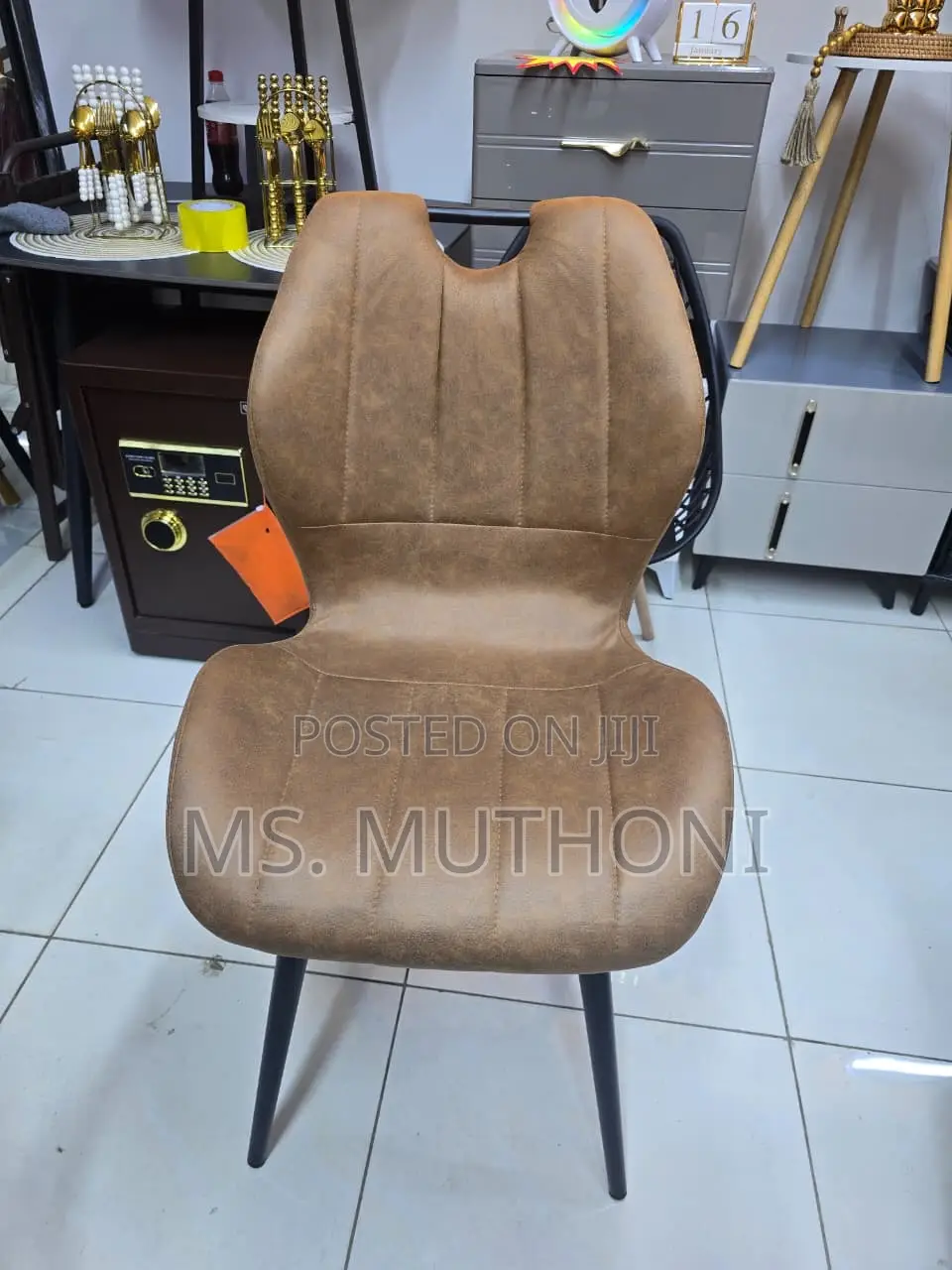 Roman Style Microfibre Dining Chairs