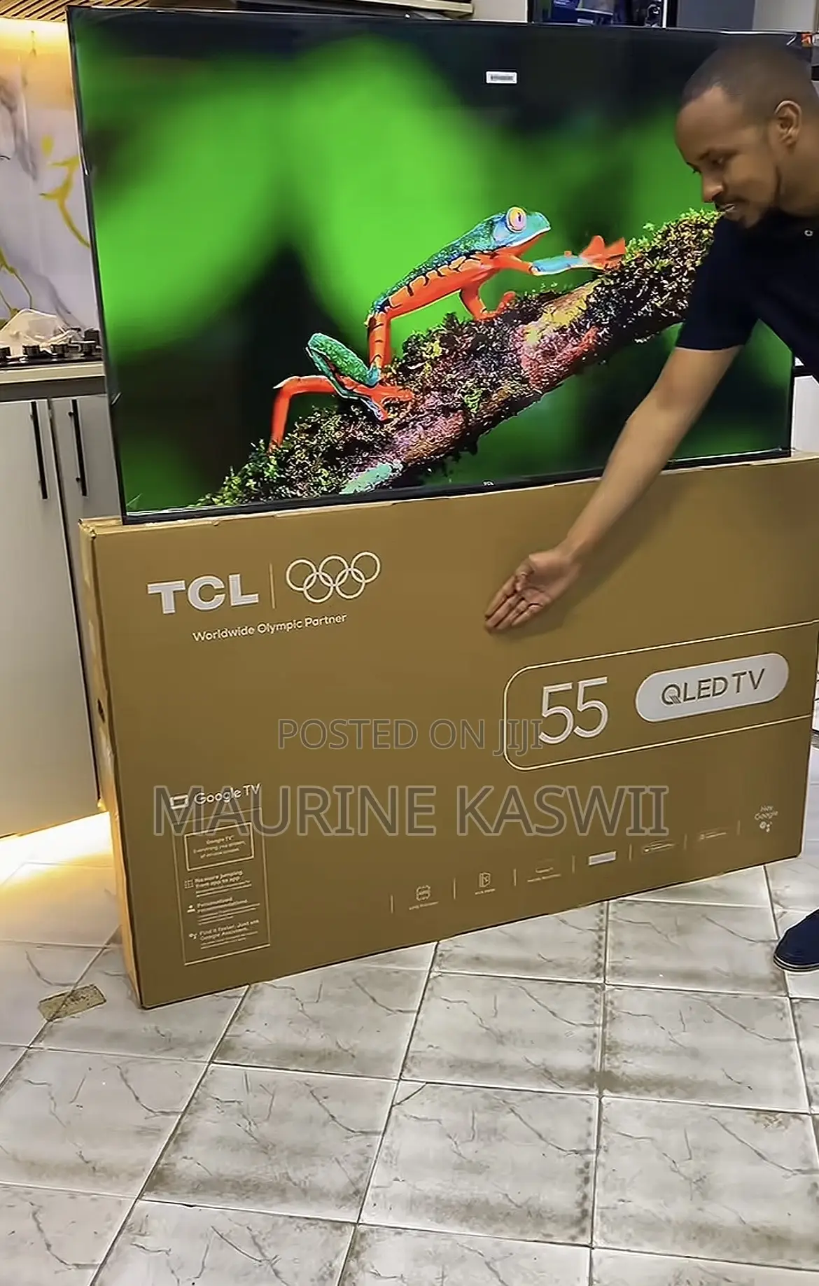 TCL 55” Qled 55t6d 2026 Google Tv