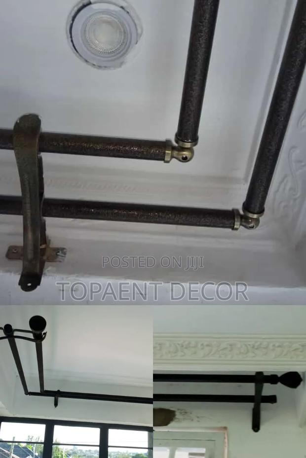 A Perfect Hold,A Perfect Look With Powder Coated Curtain Rods