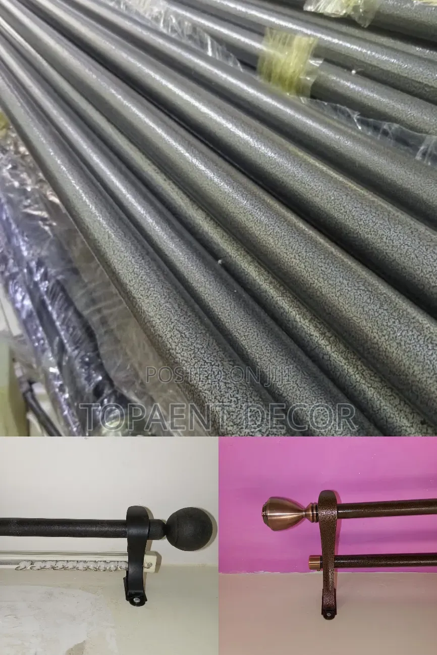 Durable Design, Perfect Hold Powder Coated Curtain Rods