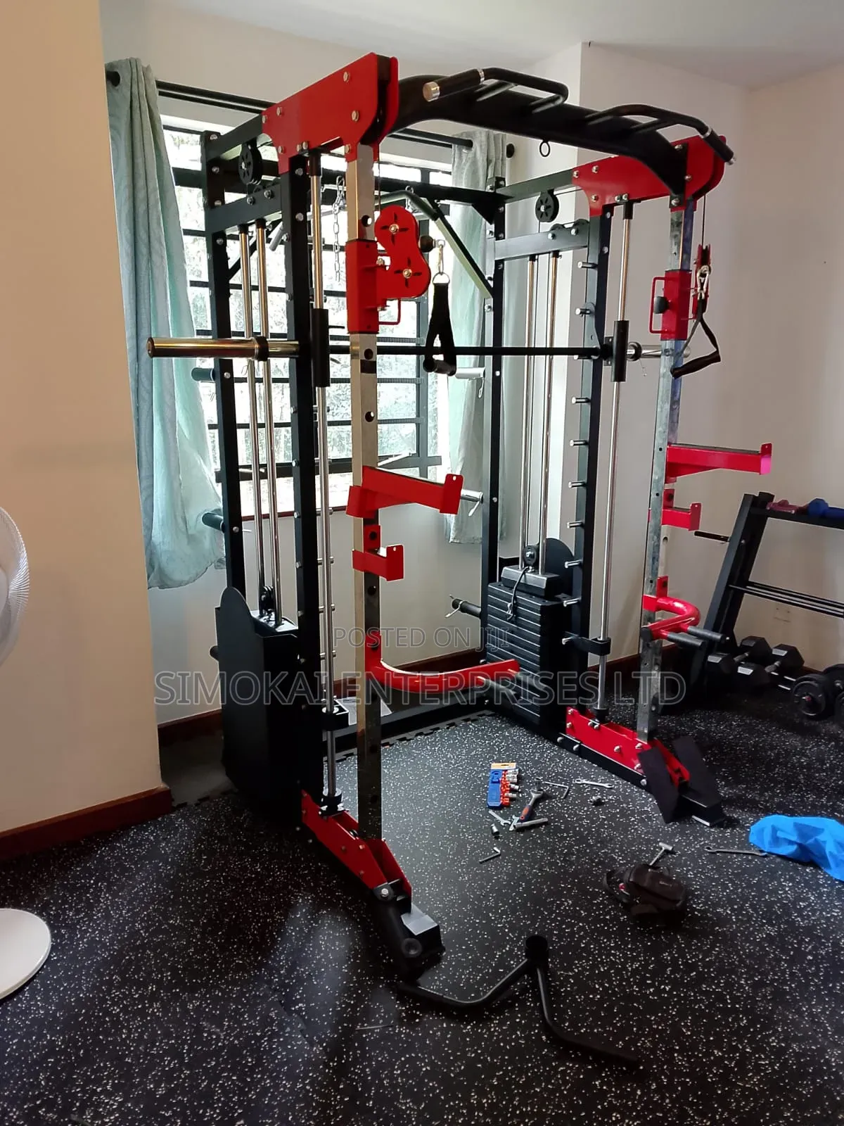 Multifunctional Workout System With 6 Major Exercises