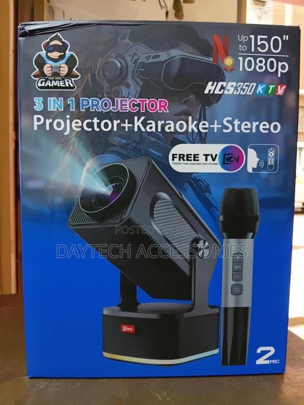 Hcs350 KTV 3-in-1 Projector System Designed for Home Entertainment.