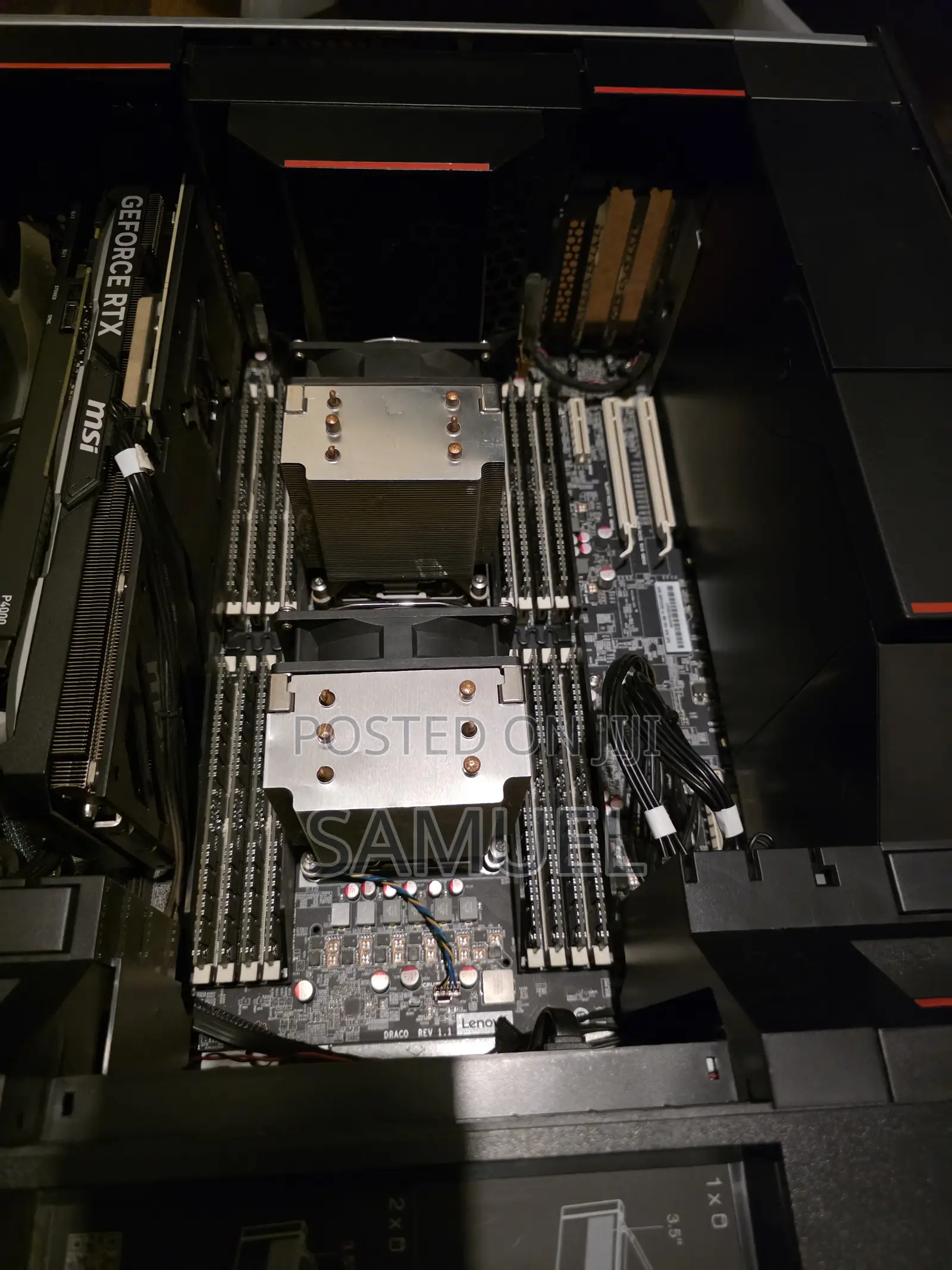 Desktop Computer Lenovo ThinkStation P910 256GB Intel Xeon SSD 2T