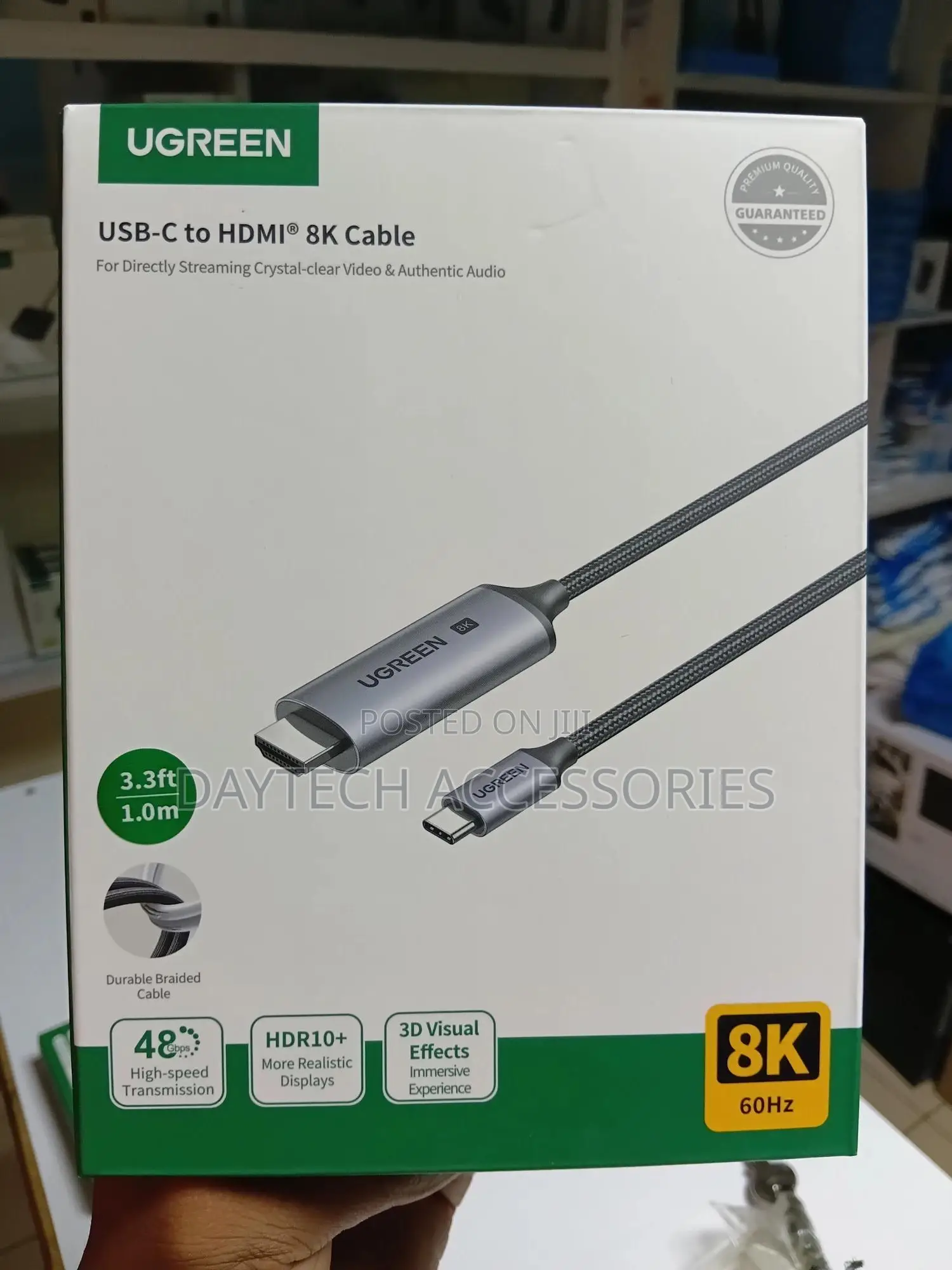 Ugreen Usb-C to Hdmi 2.1 Cable - Cm565