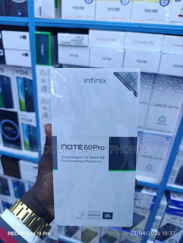 New Infinix Note 60 Pro 256 GB Black - main view