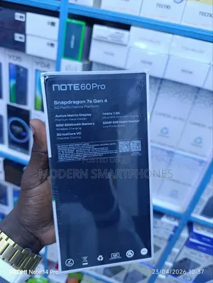 New Infinix Note 60 Pro 256 GB Black