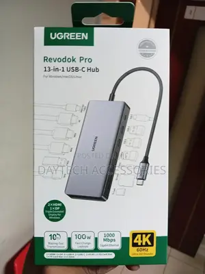 Ugreen Revodok Pro 313 Usb-C 13-in-1 Multifunction Docking Station.
