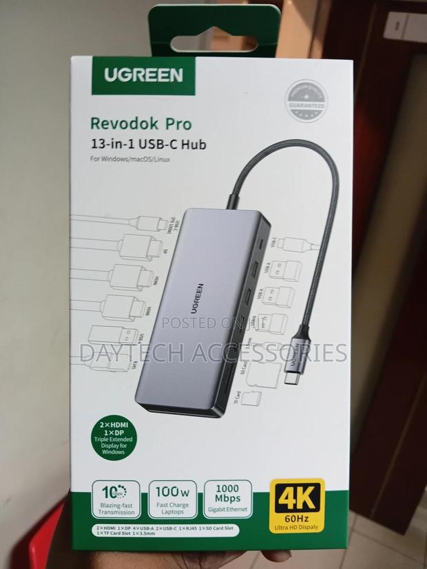 Ugreen Revodok Pro 313 Usb-C 13-in-1 Multifunction Docking Station. - thumbnail 2
