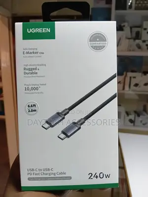 Ugreen 240w Usb-C to Usb-C Pd Fast Charging Braided Cable
