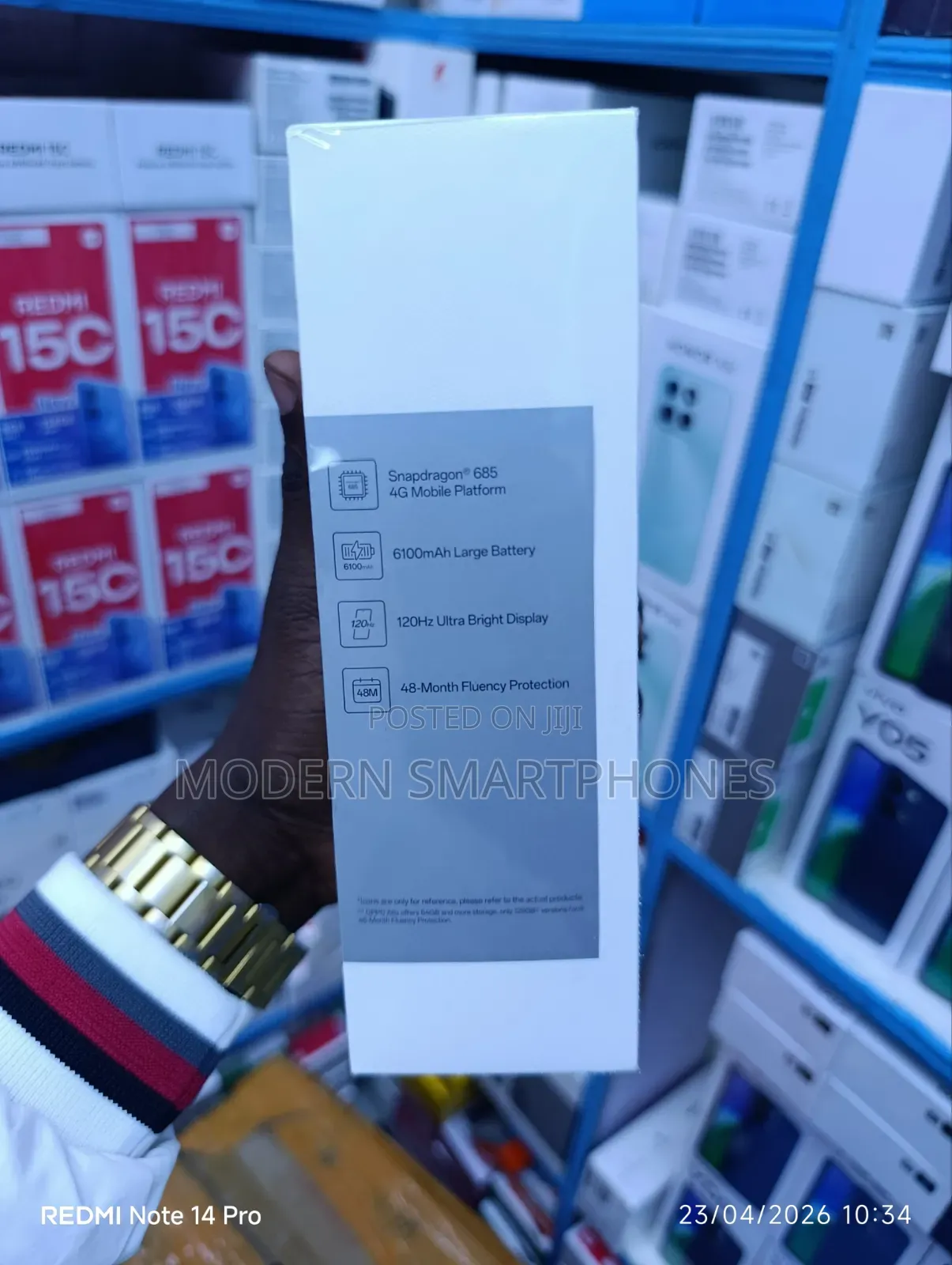 New Oppo A6x 64 GB Black