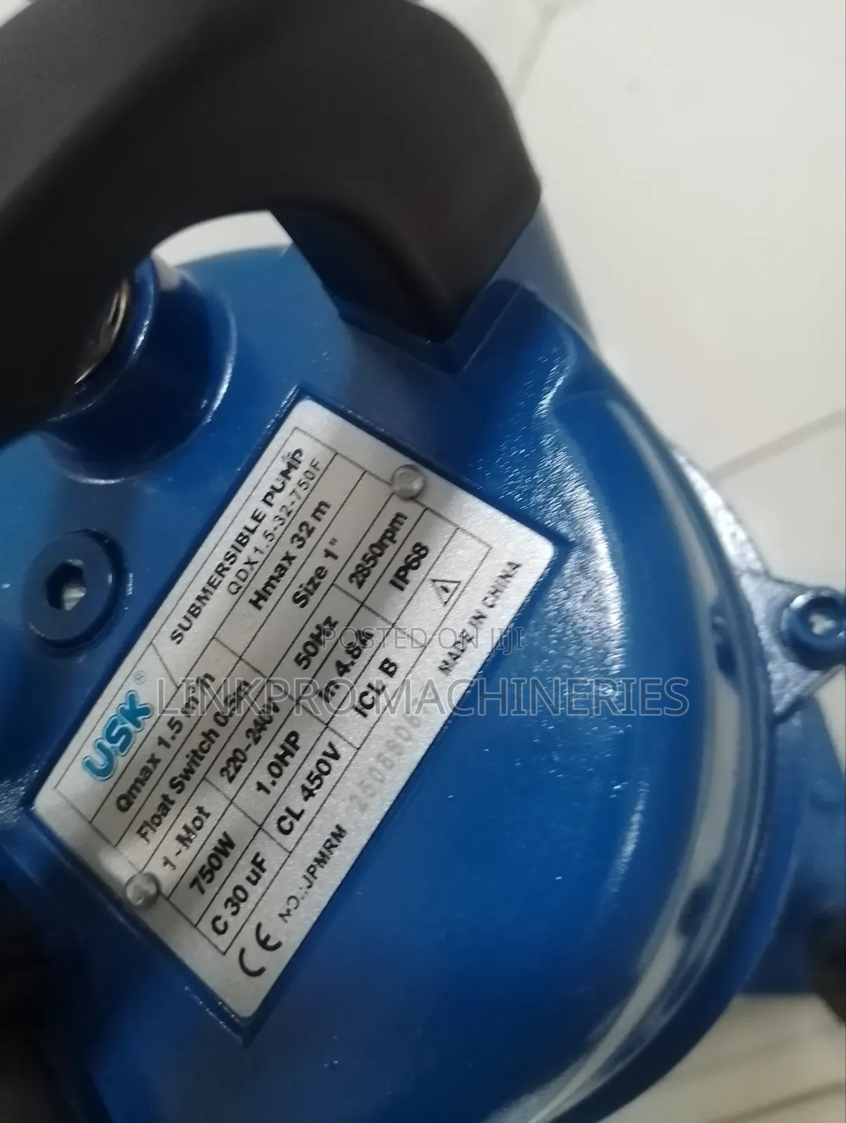 1hp Usk Shallow Well Submersible Pump