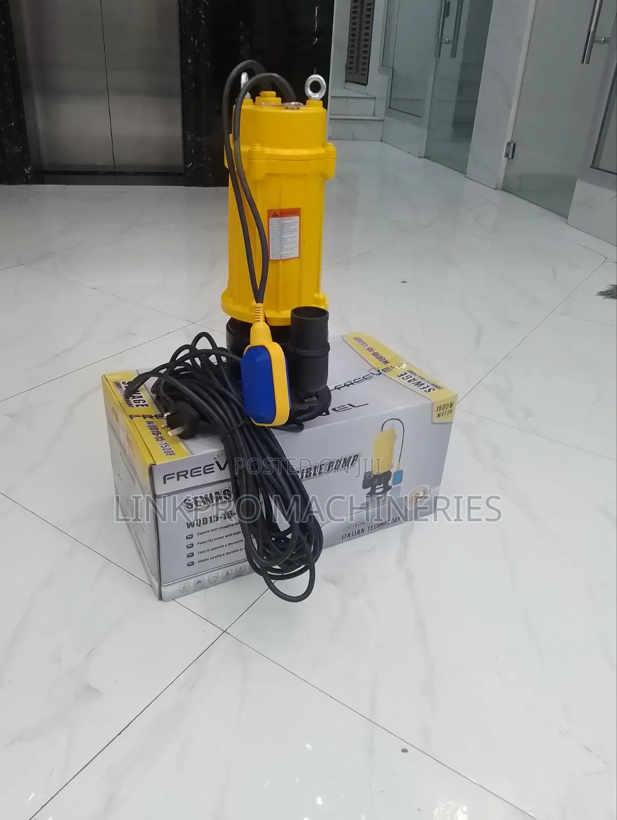 2 Hp Freevell Sewage Submersible Pump