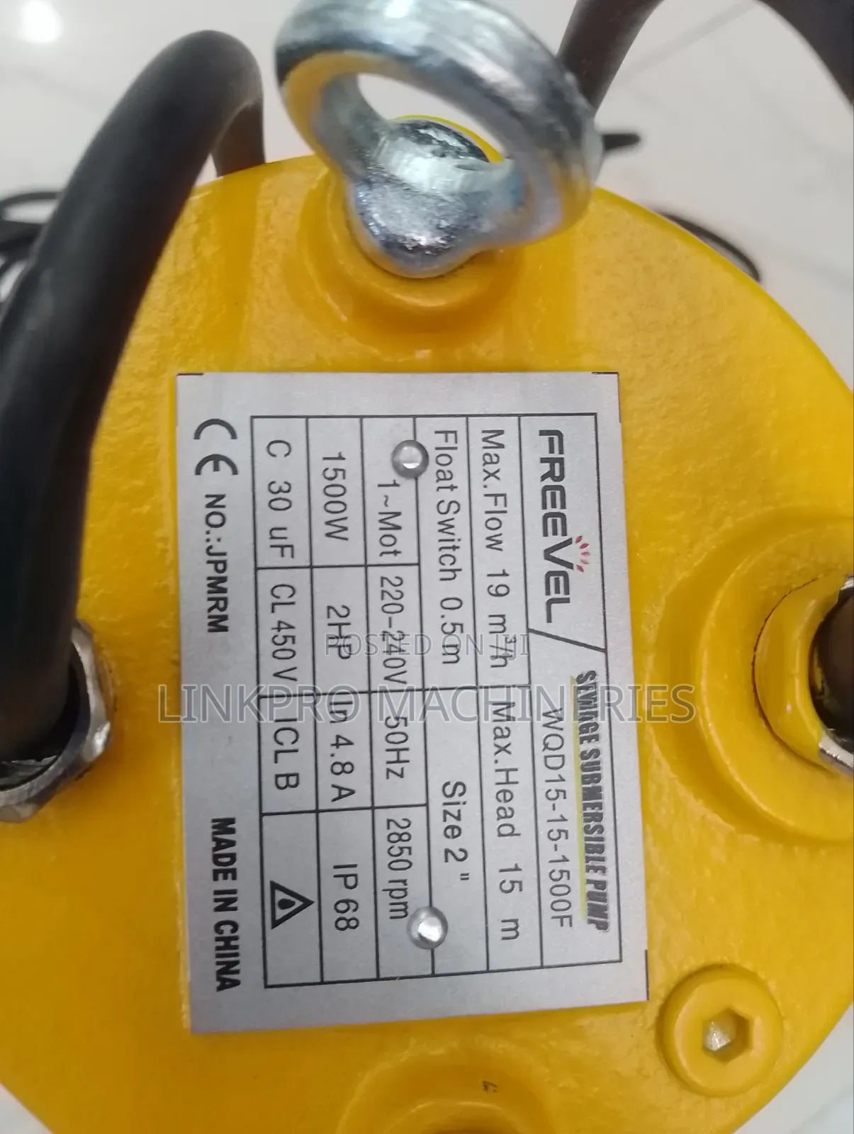 2 Hp Freevell Sewage Submersible Pump