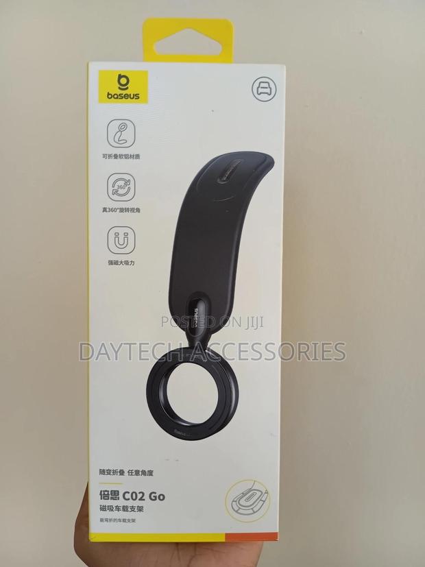 Baseus C02 Go Series Magnetic Car Phone Mount Cluster - Black