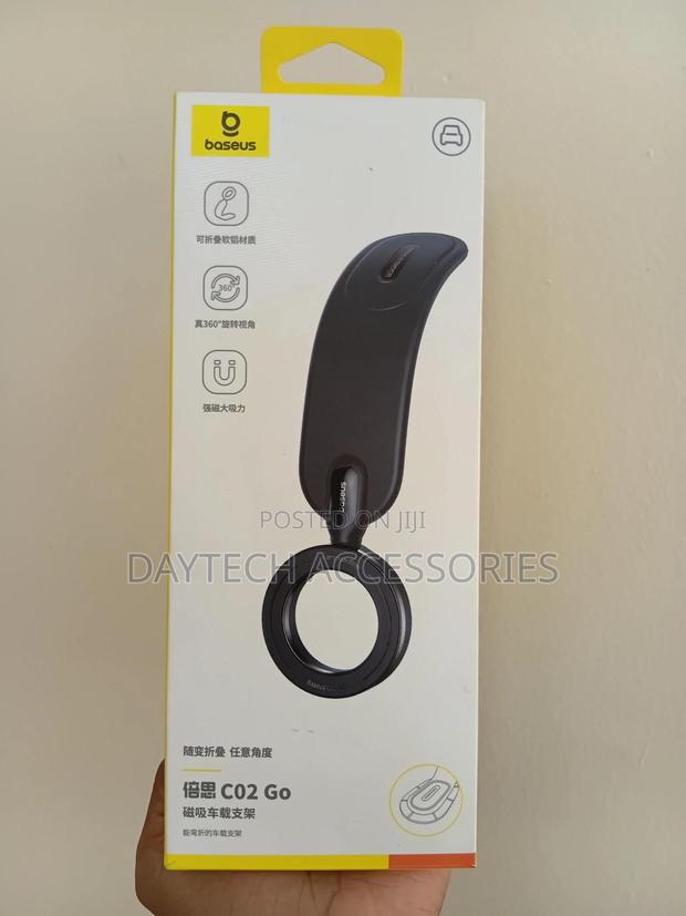 Baseus C02 Go Magnetic Car Phone Holder for Dashboard, 360° Rotatable - thumbnail 2