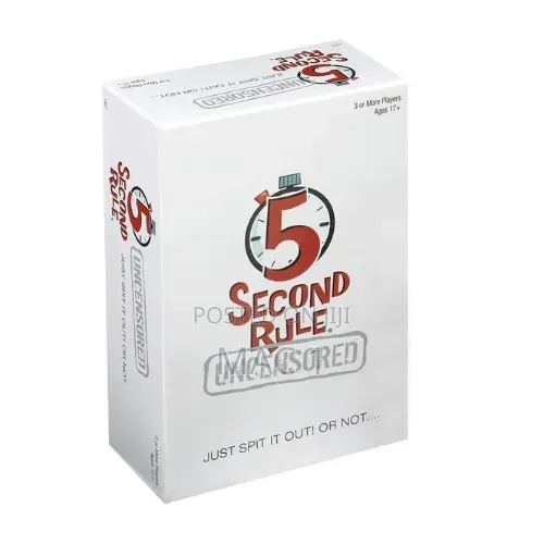 5 Second Rule Uncensored – The Ultimate Adult Party Game