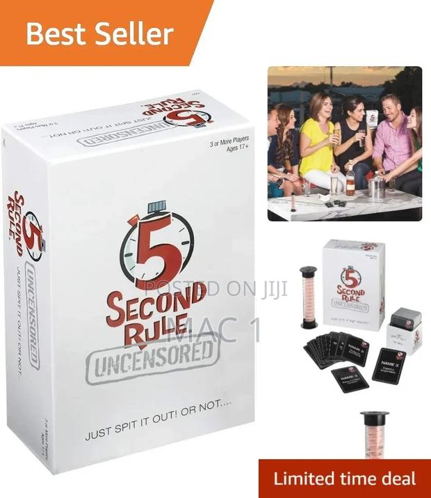 : 5 Second Rule Uncensored Card Game (New/Sealed)