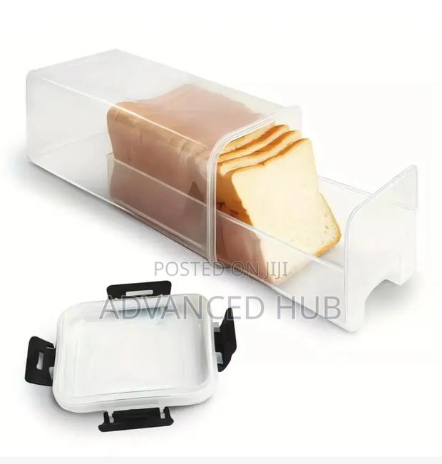 Clear Airtight Plastic Bread Storage Container