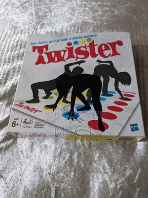 Classic Twister Board Game - With 2 Extra Moves!