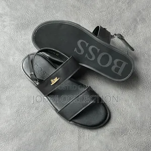 Authentic Black Boss Mens Sandals