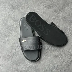 Authentic Black Boss Mens Sandals