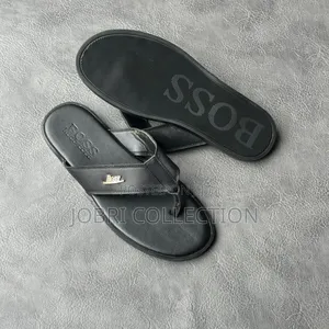 Authentic Black Boss Mens Sandals