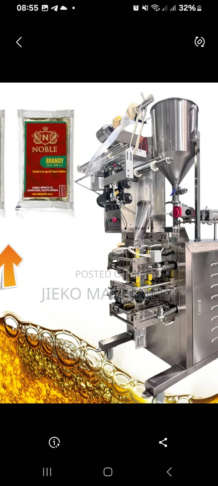 Automatic Liquid Sachet Packing Machine | VFFS Vertical Packaging