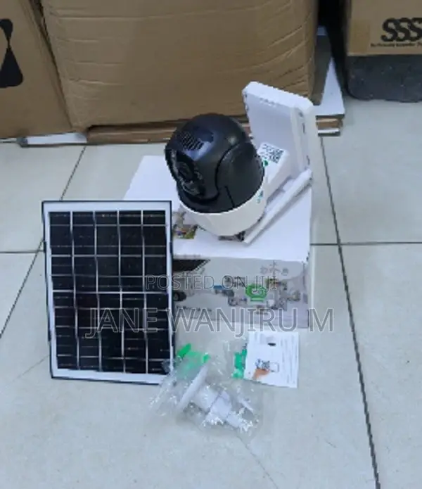 V380 Single Lens Solar Powered CCTV Camera 4g