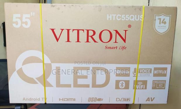 Vitron 55" Qled Smart Android Frameless Tv