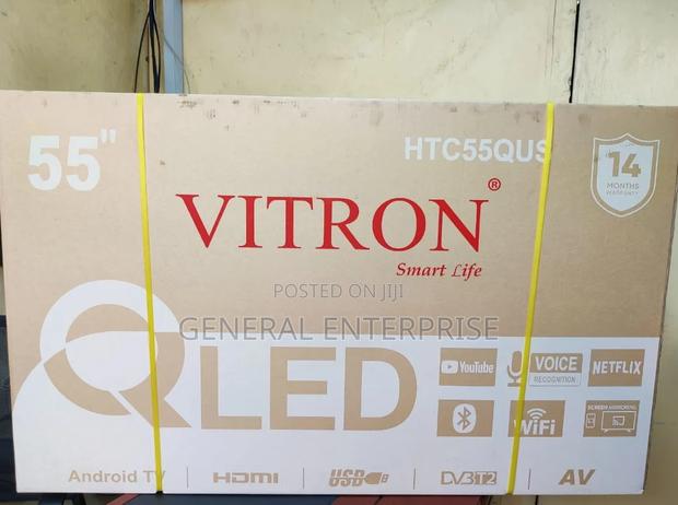 Vitron 55" Qled Smart Android Frameless Tv - thumbnail 2