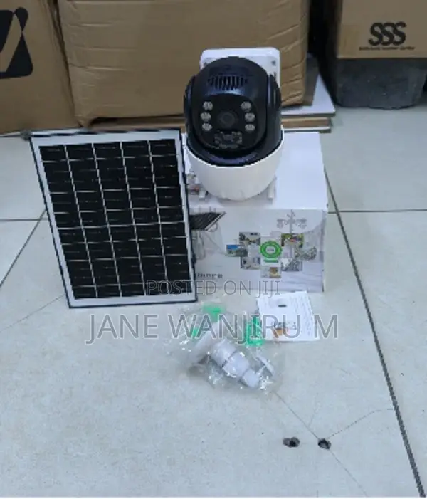 Single Lens 4g Solar Security Camera Night Vision