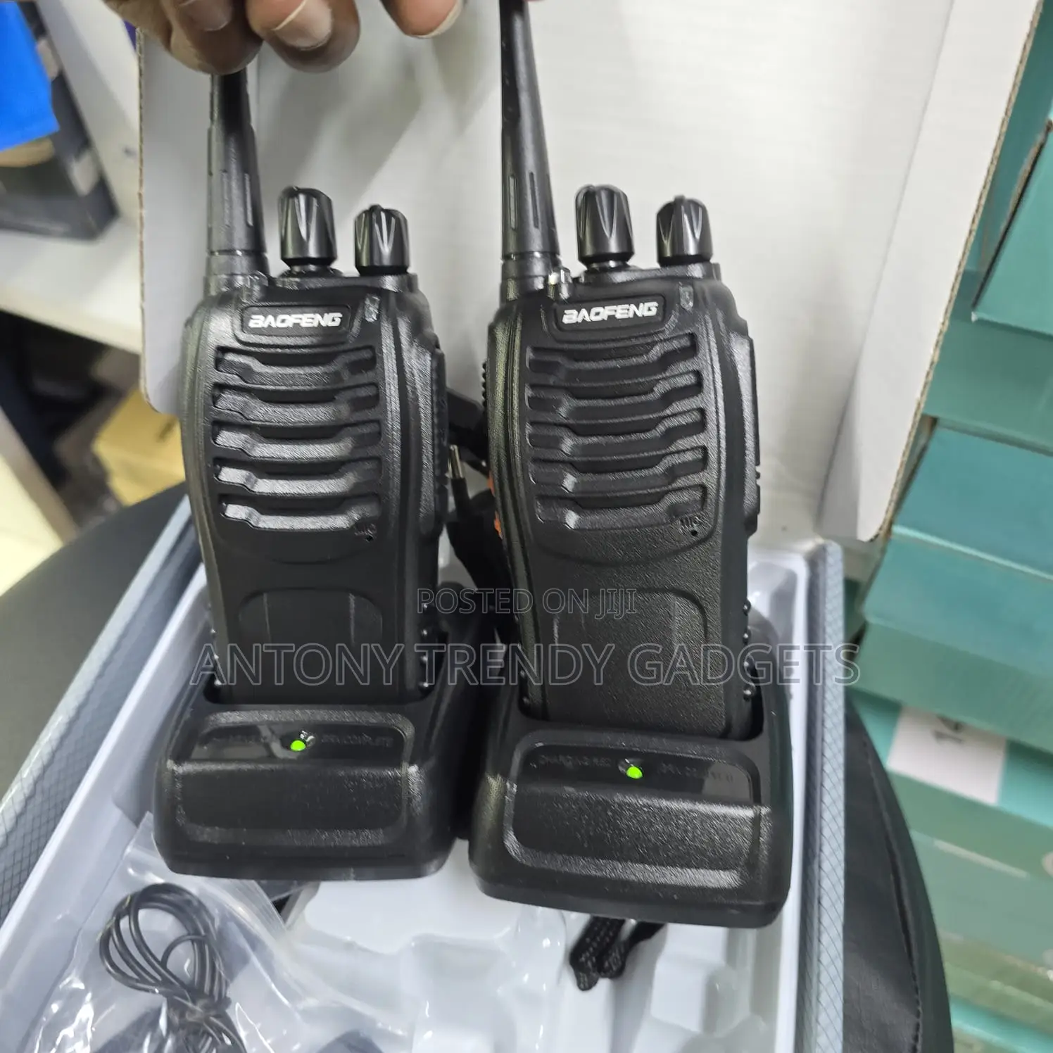 Bf-888s Walkie Talkies Long Range Rechargeable Radios