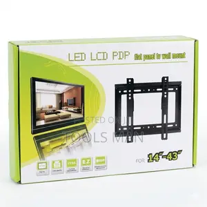 14-43 " Universal Tv Wall Mount Bracket - Fixed Flat Panel Led/LCD/PDP
