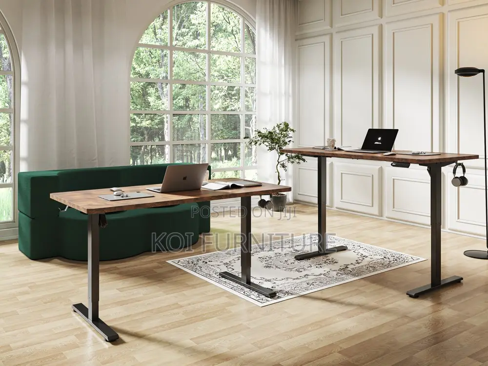 Office Desk; 1. 8 Meters Adjustable Electric Home Office Pc Stand Desk