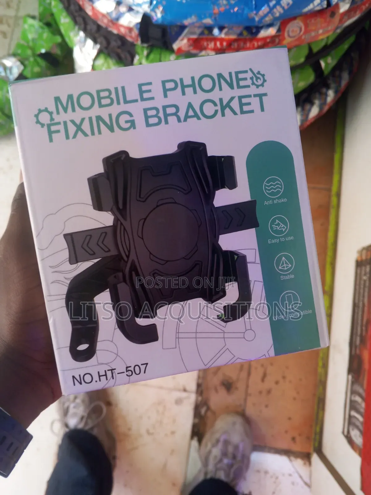 Universal Motorcycle Phone Holder With a Umbrella