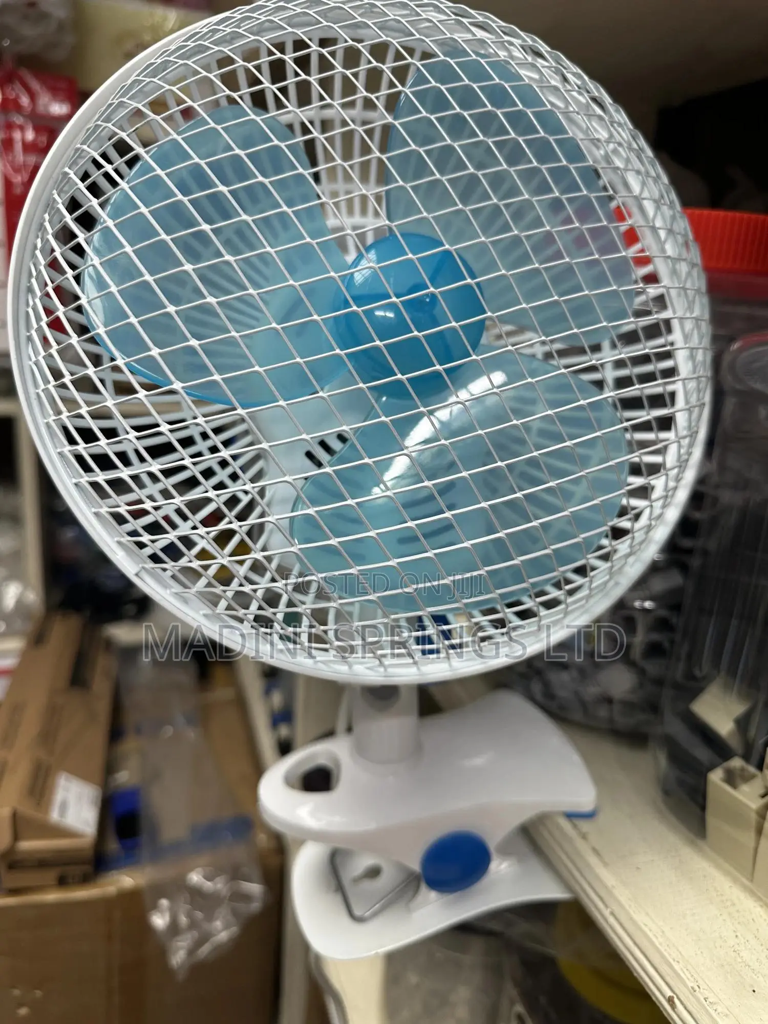 Rotating Table Clip-on Fan(4inch Tall, Rotates 360degrees)