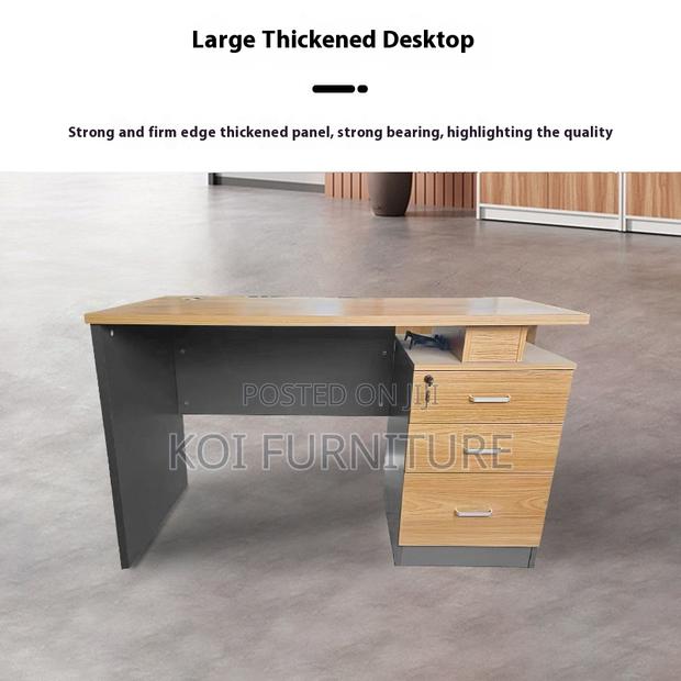 Office Desk; 1.4 Meters Home Office Study Executive Desk - thumbnail 2