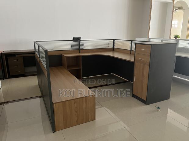 Office Workstation; Four Users Executive Office Workstation Desk - thumbnail 6