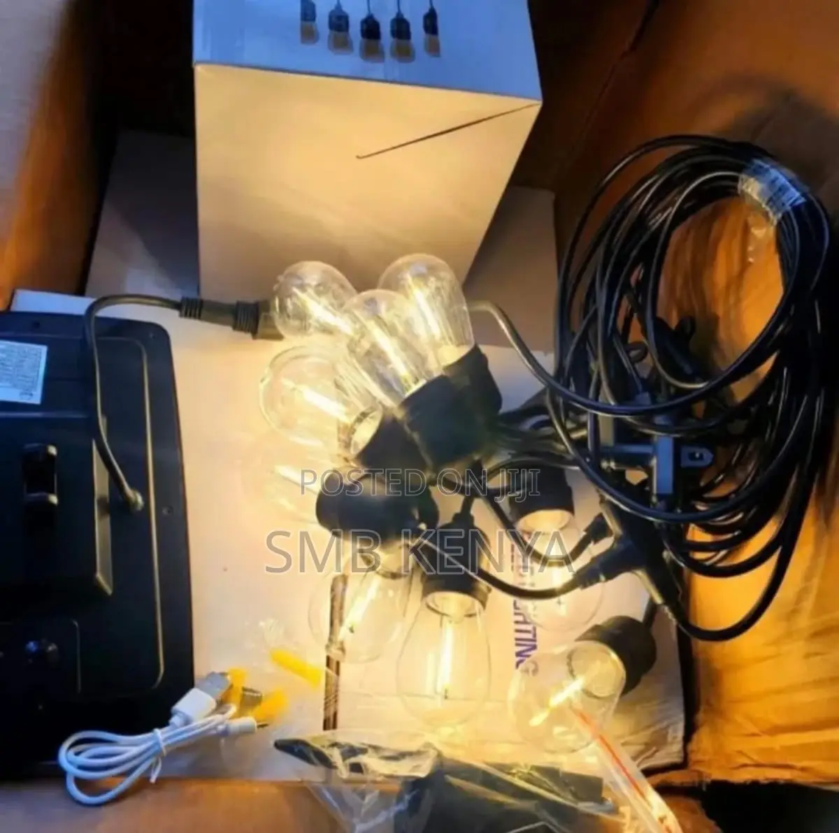Solar Powered String Lights 7 Meters (10 Bulbs)