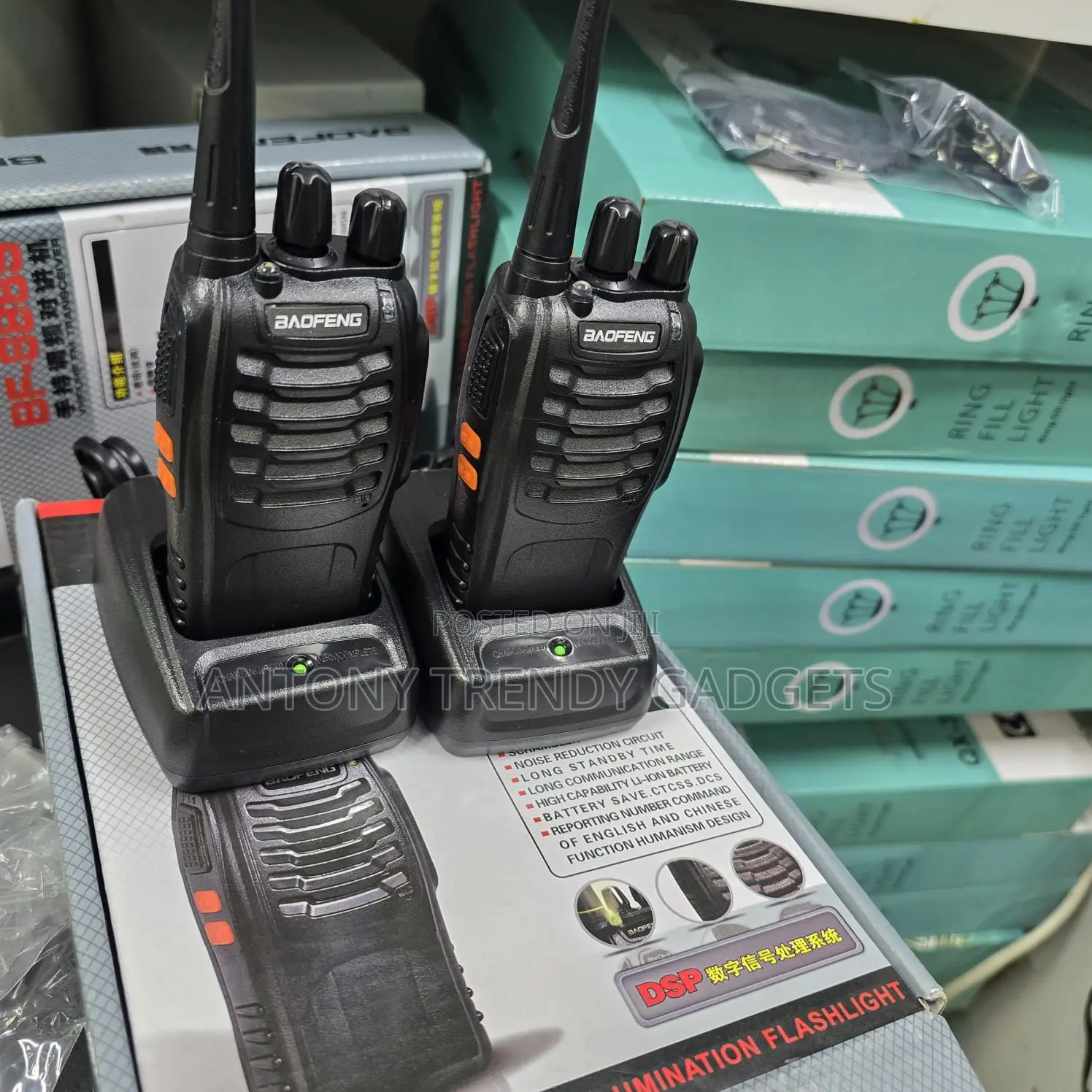 Baofeng Bf-888s Walkie Talkie Set Uhf Long Range Radio