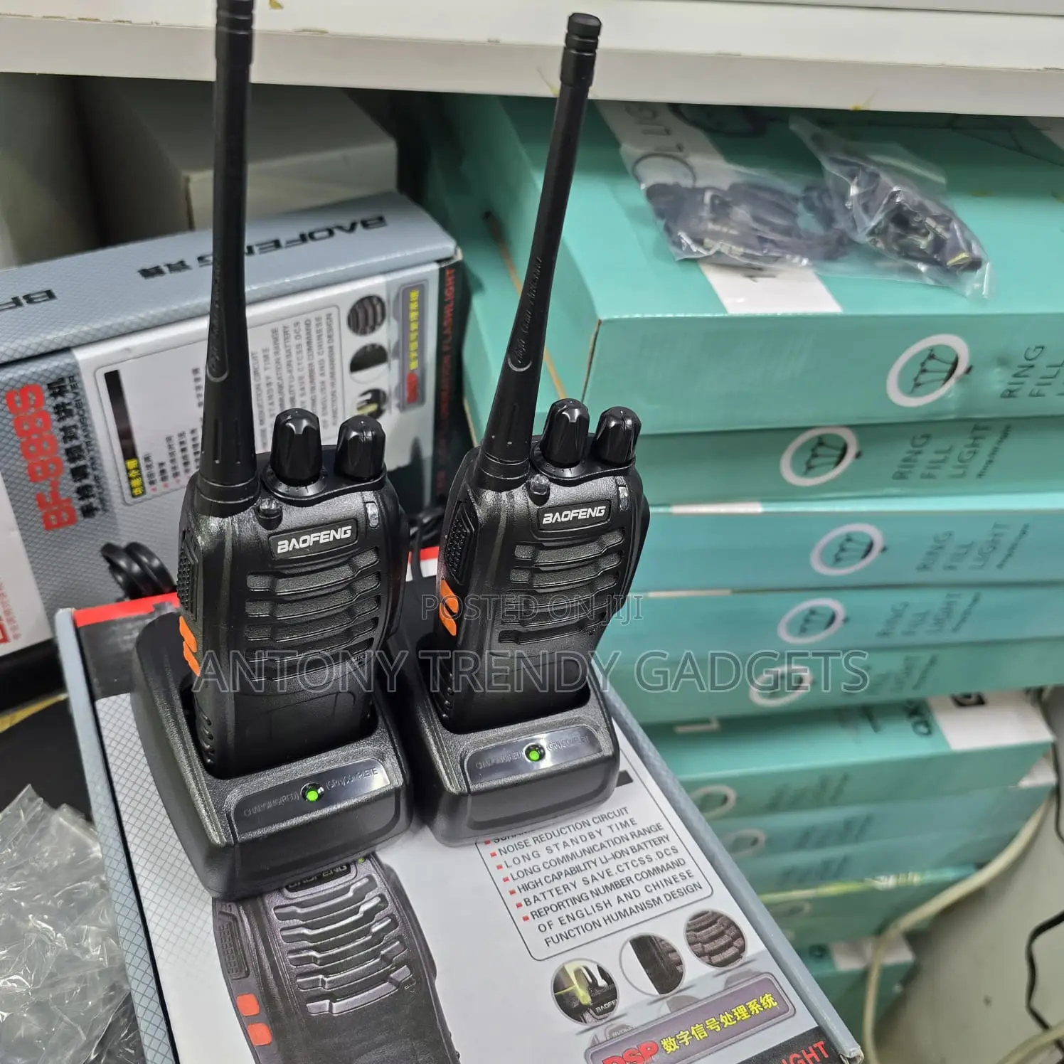 Baofeng Bf-888s Walkie Talkie Set Uhf Long Range Radio