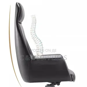 Office Seats; Ergonomic Swivel Leather Executive Chair