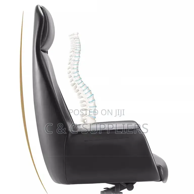 Office Seats; Ergonomic Swivel Leather Executive Chair