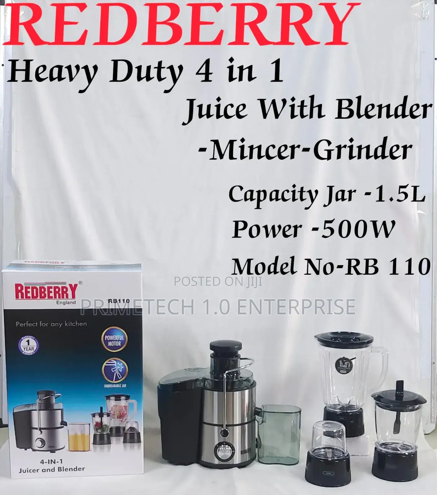 4 in 1 Redberry Juicer