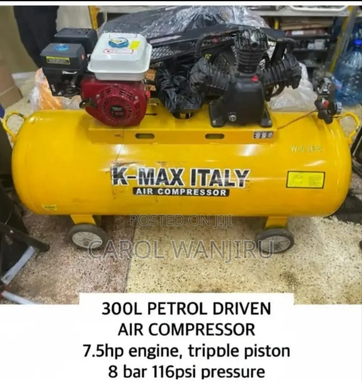 K-Max 300l Air Compressor Triple Piston 7.5hp/300l K-Max Compressor