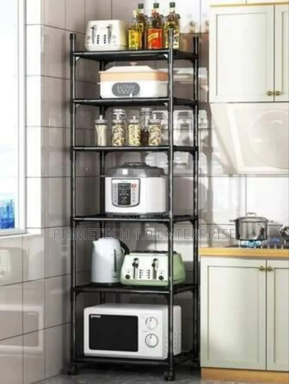 Metallic Kitchen Organiser